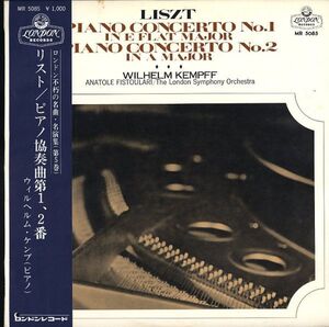 L22147◆ケンプ＆フィストラーリ/リスト:ピアノ協奏曲　　(ya1020)