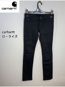 ■carhartt カーハート■ローライズ　ストレッチジーンズ:W24☆BH-583