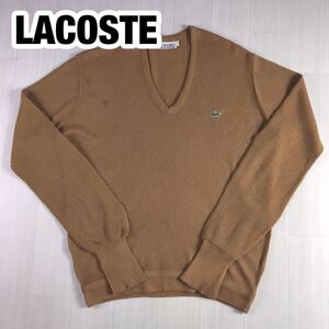 IZOD LACOSTE アイゾッドラコステ ニットセーター L ブラウン ビッグシルエット