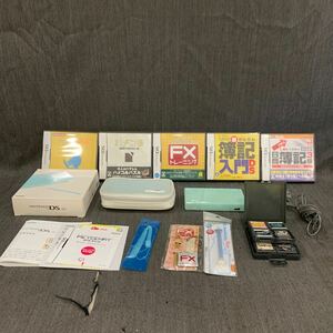 ①【まとめ売り】Nintendo ニンテンドー DS Lite 外箱 ソフト18本 タッチペン付き ポケモン リズ天 トモコレ　FF等 つ