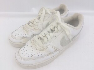 ◇ NIKE ナイキ W COURT VISION LO DO0778-100 スニーカー シューズ サイズ23.5cm ホワイト系 レディース E