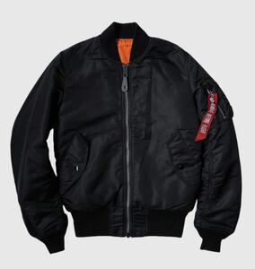 美品!! 名作!! ALPHA INDUSTRIES MA-1 20004-401アルファ フライトジャケット ブラック 黒 size XS 正規品