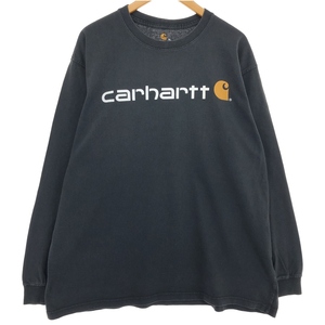 古着 カーハート Carhartt ORIGINAL FIT ロングTシャツ ロンT メンズXL相当 /eaa469114