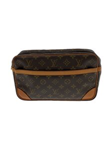 LOUIS VUITTON◆コンピエーニュ28_モノグラム・キャンバス_BRW/PVC/BRW