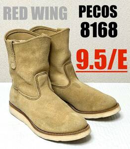 【9.5/E】ペコス8168 RED WINGレッドウィング★ハーレー gpz FATBOYショベル softail★匿名配送★