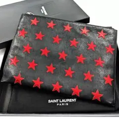 SAINT LAURENT サンローラン クラッチバック スター 箱付き