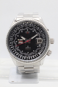 【ORIENT】21石 AUTOMATIC 10BAR EMF6F-C3-B STAINLESS STEEL MADE IN JAPAN 中古品時計 24.9.23　