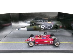 ブルム 1/43 フェラーリ 126CK #27 G.ヴルヌーブ + F-104 スターファイター 1981 (1331-566)