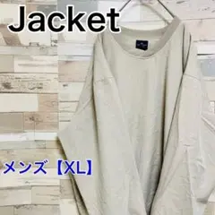 YN7【US輸入】DOCKERS　プルオーバーナイロン【メンズXL】ベージュ