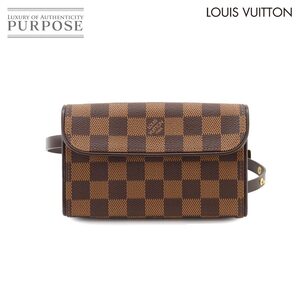 新品同様 ルイ ヴィトン LOUIS VUITTON ダミエ ポシェット フロランティーヌ ウエストポーチ ベルトバッグ エベヌ N51856 90255258