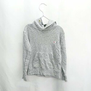 ◇ ⊇ Champion チャンピオン キッズ 長袖 パーカー サイズ130 グレー系 男の子 E