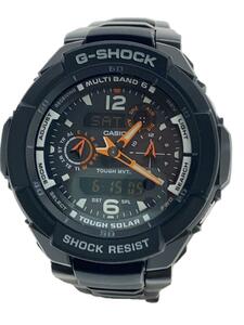 CASIO◆PRO TREK/ソーラー腕時計・G-SHOCK/デジアナ/BLK/GW-3500BD