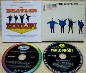 【2点で送料無料】処分！CD2点 ビートルズ Beatles Help! US仕様 日本盤 見開き紙ジャケ モノラル＋ステレオ 内袋＋オリジナル※問題あり？