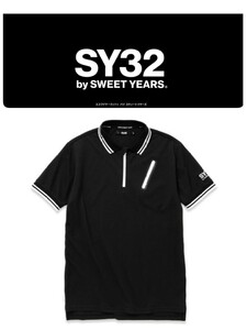 ‡新品SY32 by SWEET YEARS エスワイサーティトゥバイスウィートイヤーズ　シャツFUNCTION ZIP POLO◆ [8110GE]