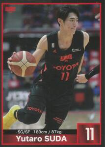 Bリーグ アルバルク東京 会場 ファンクラブ来場特典 トレーディングカード 2020-21 093 須田 侑太郎