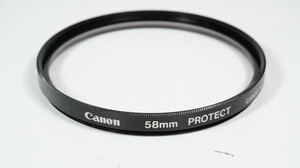 Canon キャノン 58mm 保護プロテクター 保護フィルター/8885