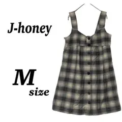 【J-honey】レディース　トップス　ノースリーブ　ギンガムチェック