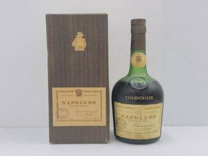 〈お酒〉COURVOISIER クルボアジェ　NAPOLEON ナポレオン　コニャック ブランデー 700ml 【中古/現状品/未開栓】004665-21