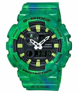 【電池交換済】G-SHOCK G-LIDE タイドグラフ 温度計測 ムーンデータ 16年夏モデル GAX-100MB-3A