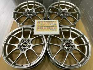 BBS　RF507　FORGED　アルミホイール　17　7j　+48　シルバー　5穴　100