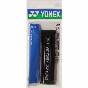 ヨネックス ウェットスーパーソフトグリップ1P yonex AC136 (007)ブラック オーバーグリップ テニス ソフトテニス