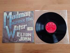 ★エルトン・ジョン Elton John★Madman Across The Water マッドマン★ジャケット汚れ・傷みあり★LPレコード★中古品★台湾製? 