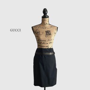 GUCCI グッチ スカート ブラック