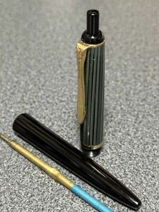 Pelikan♯355. Ballpoint Pen. Green Striped 緑縞Germany 1960