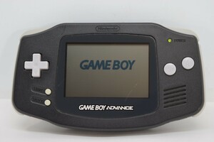 GBA ゲームボーイ アドバンス AGB-001 本体 黒 ブラック 動作品 GAME BOY ADVANCE Nintendo 任天堂 昭和 レトロ ゲーム RL-664M/106