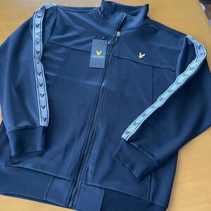 Ｌサイズ 新品 ライル&スコット LYLE&SCOTT デザインジャケット ジップアップ ブルゾン ブラック