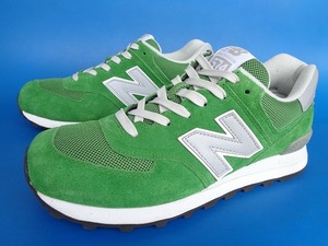 14075■美品 NEWBALANCE ML574GN ニューバランス 緑 グリーン 8 D 26 ビンテージ 574 576 996 好きにも