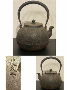 龍文堂鉄瓶 煎茶道具 茶器 急須 湯沸 鉄器 鉄壺 東洋美術　中国美術