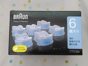 ★☆未開封・未使用・送料無料　ブラウン アルコール洗浄液 (6個入) メンズシェーバー用 CCR6 CR[正規品] ☆★