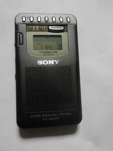 SONY　 ポケットラジオ 　AM/FM/NSB1-2　感度良好　 ICF-N400RV　動作確認済　現状品