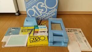 RISO プリントゴッコB6 ハイメッシュセット 年賀状作成 動作未確認 中古品