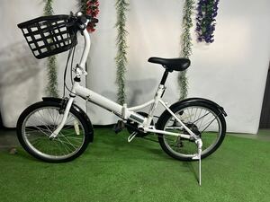 No.67キャプテンスタッグ」20インチ 折りたたみ自転車整備済み中古現状