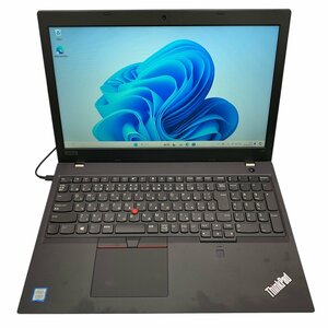 【訳アリ品】ThinkPad L580 / CPU Core i7 8550U 1.80GHz / OS Windows11 / メモリ 8GB / SSD 512GB ◆東京発送