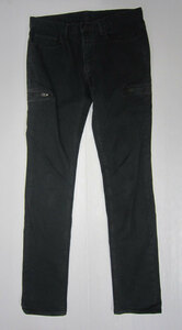 LOUNGE LIZARD ラウンジリザード ストレッチ コットンパンツ サイズ3 ブラック CAI 7111 6843 stretch cotton pants