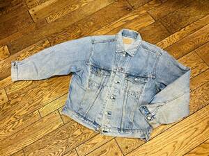 A2913 リーバイス Levis 70649-0217◆デニムジャケット/ジージャン メンズM インディゴ オレンジタブ 80年代