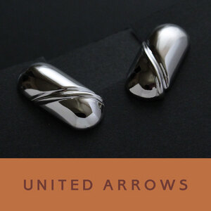 4607◆ユナイテッドアローズ◆カフス◆シルバー◆カフスボタン～カフリンクス◆上質セレクトショップ～UNITED ARROWS◆新品