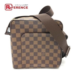 LOUIS VUITTON ルイヴィトン N41442 ダミエ オラフPM ポシェット ショルダーバッグ ダミエキャンバス エベヌ ブラウン ユニセックス