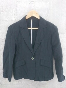 ◇ green label relaxing UNITED ARROWS 長袖 テーラード ジャケット 40 ブラック *