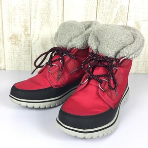 WOMENs 23.0cm ソレル コージーカーニバル COZY CARNIVAL レディース ウインターブーツ SOREL NL2297 レッド系