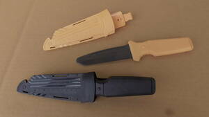 送料着払い サバイバルナイフ 2本セット ディスプレイ オモチャ プラスチック ペイント/工作/DIY/イベントに