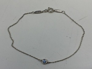 ティファニー TIFFANY & Co. バイザヤード 一粒石 ブレスレット 925 シルバー