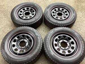 M7671 デイトナスチール 16インチ 6.5J +45 139.7/6H＆215/65R16 スタッドレス 4本 NV350 キャラバン E26 E25