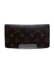 LOUIS VUITTON◆ポルト・バルール・カルト・クレディ_モノグラム・キャンバス/PVC/ブラウン/総柄/レディース