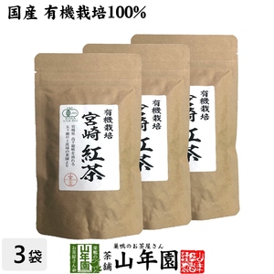 お茶 日本茶 紅茶 国産 100% 宮崎紅茶 50g×3袋セット リーフ 送料無料