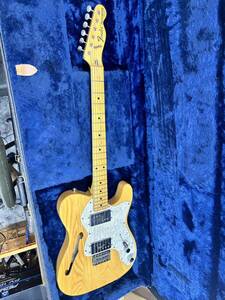 ［動作品］Fender Japan フェンダージャパン Telecaster Thinline テレキャス Cafted in Japan Oシリアル 東海楽器 寺田楽器 ダイナ楽器