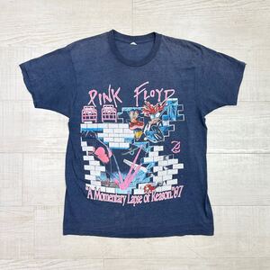 80s 1987 希少 Vintage PINK FLOYD ピンクフロイド A Momentary lapse of Reason 87 American Tour アメリカ ツアー Tシャツ サイズ XL 701